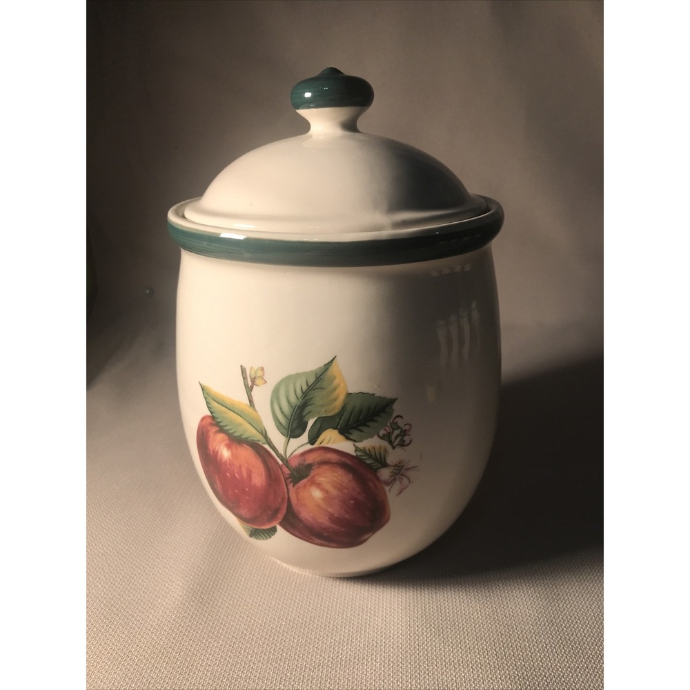 Casuals‎ by China Pearl Apples 10" Ceramic Canister